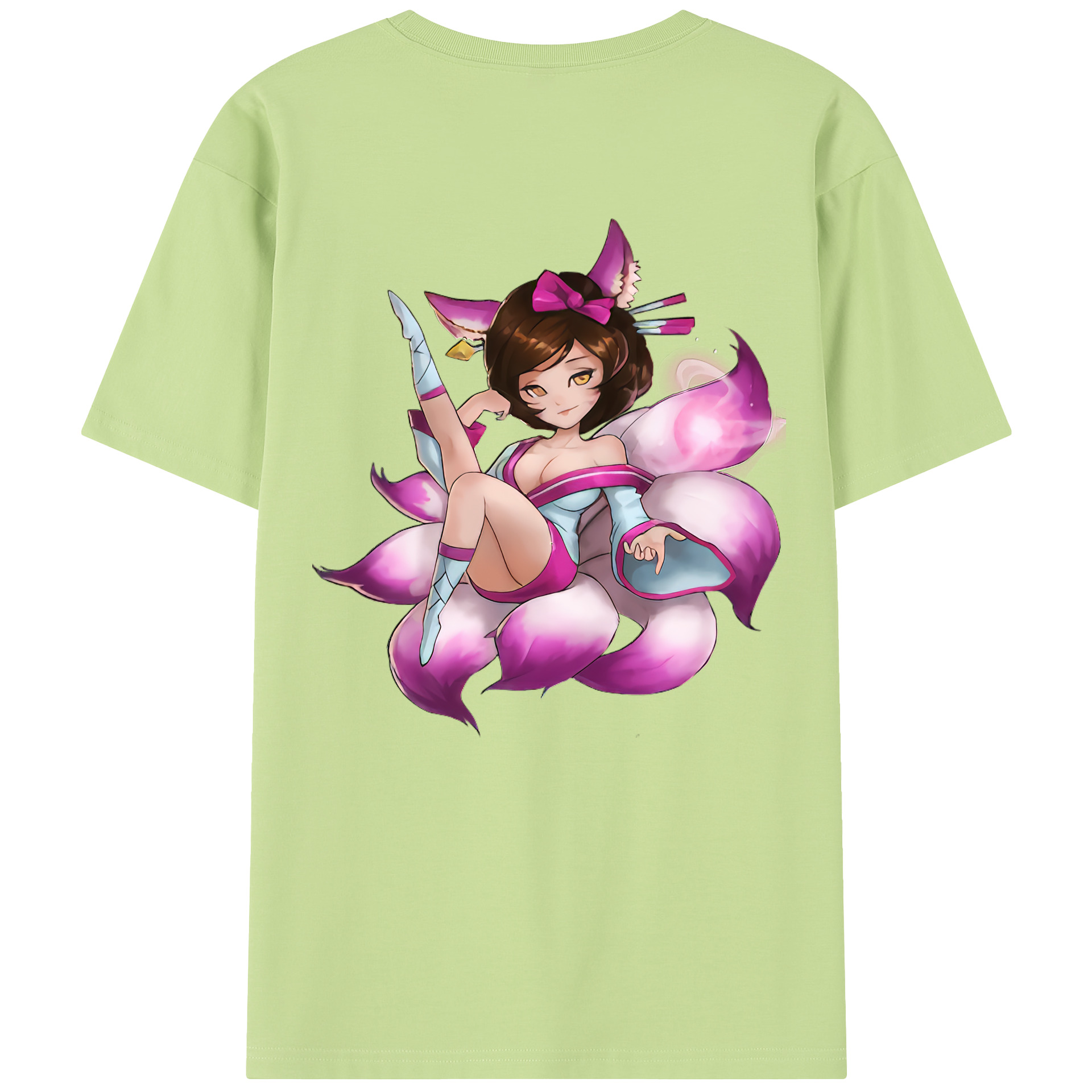 リーグ・オブ・レジェンド League of Legends LOL 綿100％半袖Tシャツ（背面プリント）